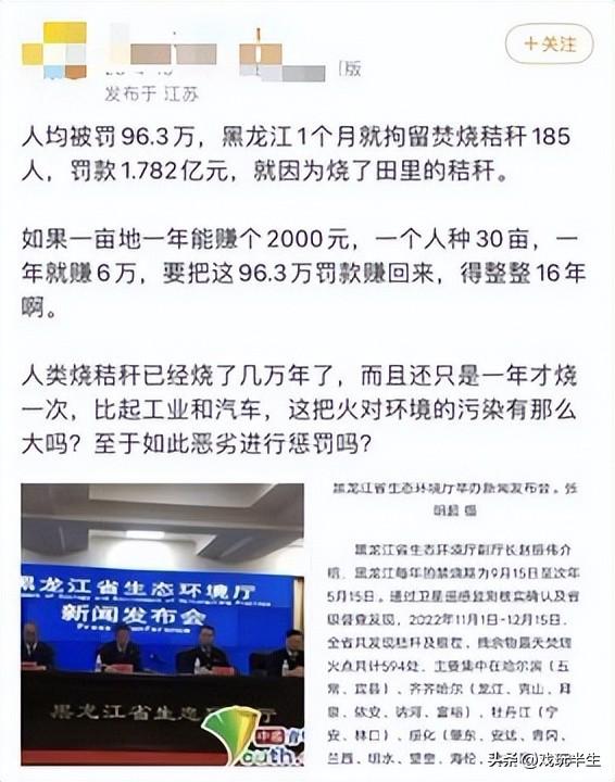 农民焚烧秸秆怎么处罚?为什么不准烧秸秆