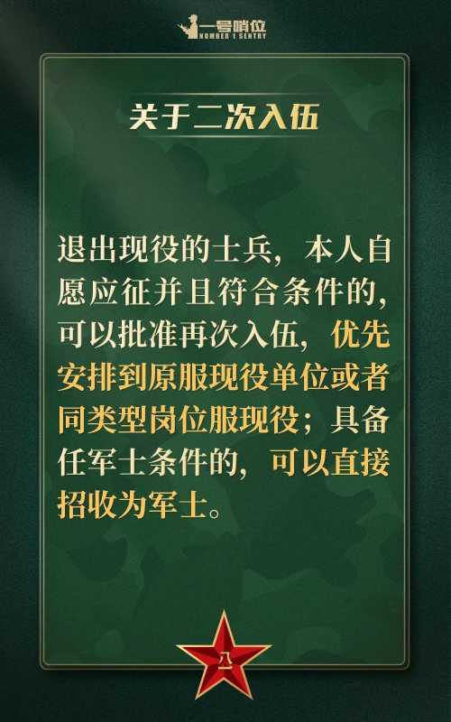 二次入伍最新政策2023年,可以直接当士官吗