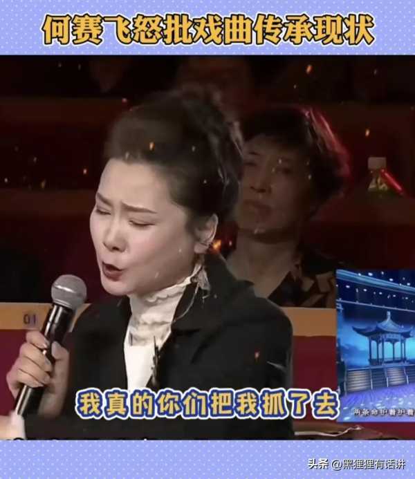 何赛飞痛批戏曲界现状!何赛飞有孩子吗