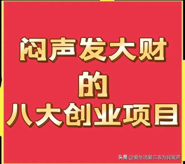 利润高不起眼的小生意!利润高普通人能做的项目