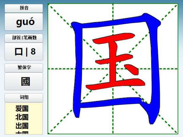 国是什么结构的字?是先什么后什么再什么