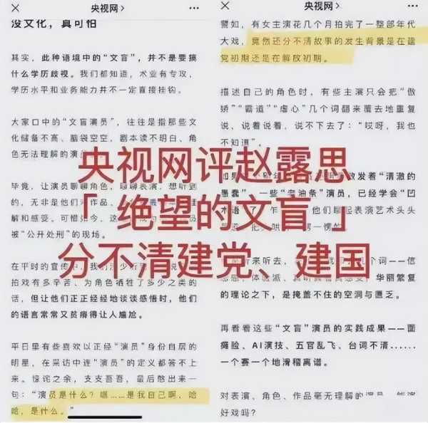 赵露思为什么被全网封?赵露思被中央点名